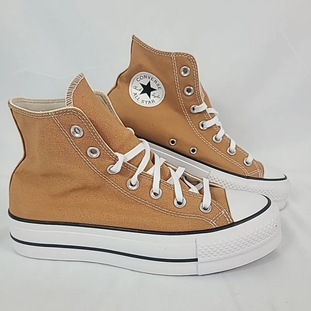 NEW Converse All Star Hi Top Women's Gingersnap Athletic Sneaker Sz 8.5 NIB - Picture 1 of 8